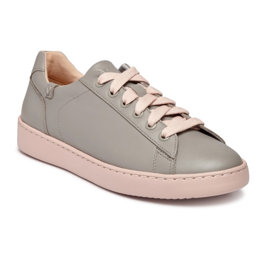 VIONIC Mable Pro Casual Nursing Sneaker - Gray Pink Size 7